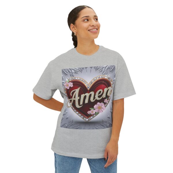 Our "AMEN" Biblical Unisex Tee Inspirational Christian Tshirt for Men and Women, Oversized Shirt, Boxy Top, Unisex Tee Shirt - Image 31