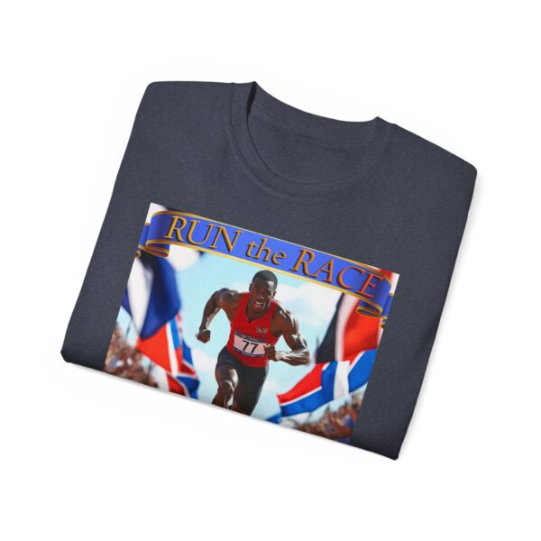 Our "RUN the RACE to WIN" Biblical, Inspirational Christian Unisex Cotton T-Shirt, Faith Spiritual Apparel, Love Gift - Image 44