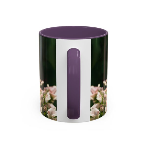 Our "Amen" Inspirational 'Elaborate Red Flowers Heart' design Accent Coffee Mug, Perfect for Wedding Gifts, Love & Faith Decor, Philippians 4:8 - Image 48