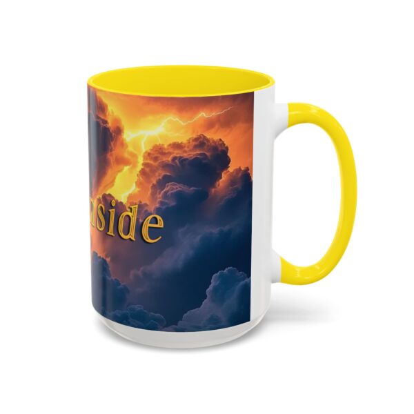 Our 'Storm Light' "Fire Inside" design Accent Coffee Mug, Perfect for Wedding Gifts, Inspirational Beauty of God's Creation, Tea Cup Ceramic - Image 62