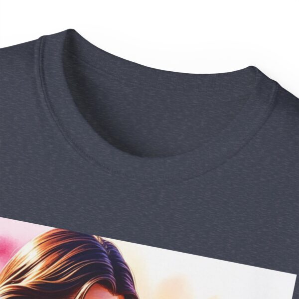 Our "God is Love" series with Jesus hugging a YOUNG LADY, Inspirational Christian Unisex Cotton T-Shirt, Faith Spiritual Apparel, Love Gift - Image 44