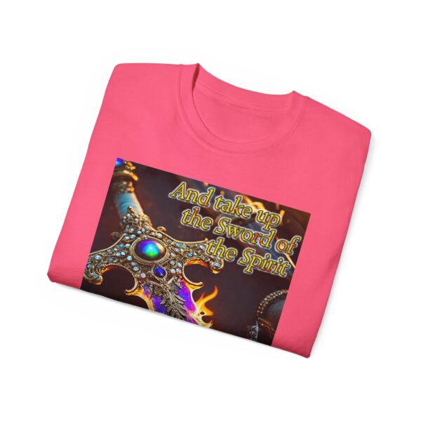 Our "Sword of the Spirit" Inspirational Bible Verse Design Unisex Cotton T-Shirt Philippians 4:8 Faith Apparel Spiritual Warfare gift - Image 56