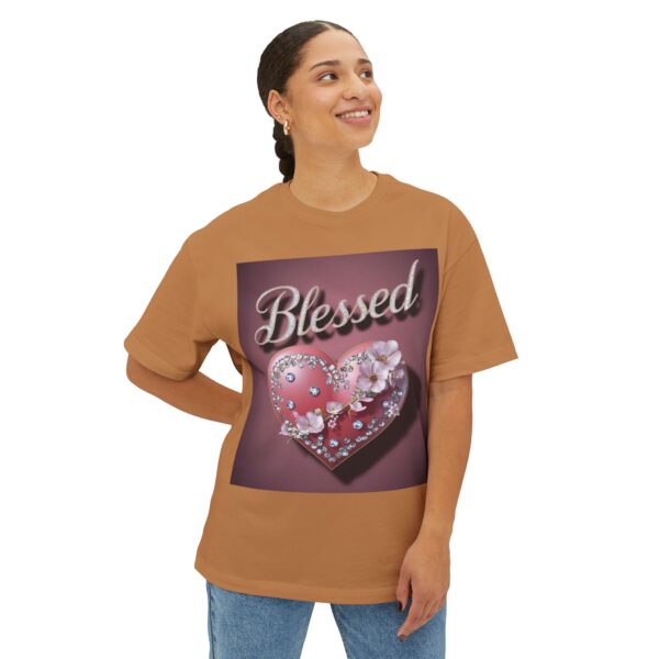 Our "BLESSED" Biblical Unisex Tee - Inspirational Christian Tshirt for Men and Women, Religious Oversized Shirt, Boxy Top, Unisex Tee Shirt, - Image 19