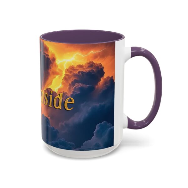 Our 'Storm Light' "Fire Inside" design Accent Coffee Mug, Perfect for Wedding Gifts, Inspirational Beauty of God's Creation, Tea Cup Ceramic - Image 58