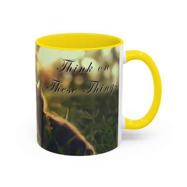 Our 'Kitten Kisses' "Think on these things" Inspirational Coffee Mug Perfect for Christian Gift Birthday Coffee & Cat Lover Philippians 4:8 - Image 50