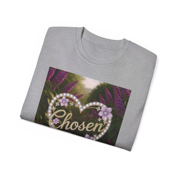Our "Chosen" Inspirational 'Diamond Ring Heart Design Vintage Christian Faith Apparel Unisex Cotton T-Shirt Thoughtful Quote Philippians 4:8 - Image 8