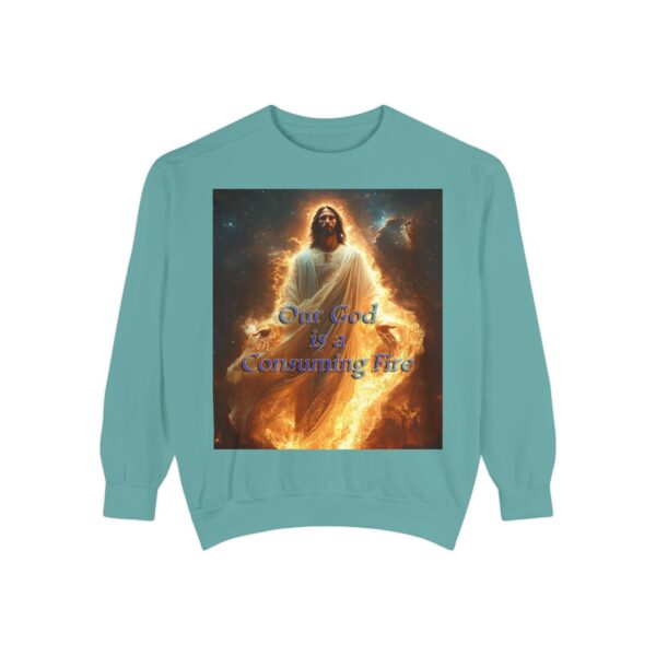Sweatshirt Unisex Inspirational-Our Majestic "Our God is a Consuming Fire" Design - Faith Apparel, Unisex Top, Religious Gift, Comfort Wear, Church Event Style - Image 16