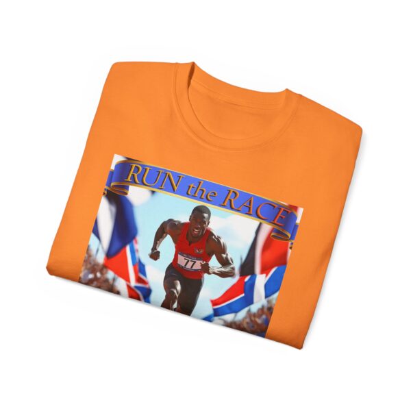 Our "RUN the RACE to WIN" Biblical, Inspirational Christian Unisex Cotton T-Shirt, Faith Spiritual Apparel, Love Gift - Image 16