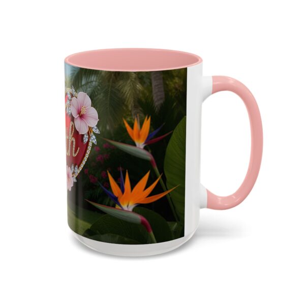 Our "Faith" 'Solid Red Heart' inspirational Design Accent Coffee Mug, Perfect for Wedding Gifts, Love & Faith Decor, Philippians 4:8 - Image 26
