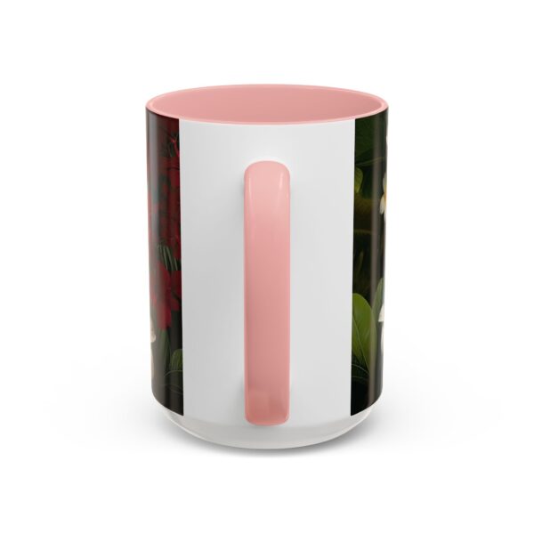 Our "Amen" Inspirational 'Solid Pink Heart' design Accent Coffee Mug, Perfect for Wedding Gifts, Love & Faith Decor, Philippians 4:8 - Image 28