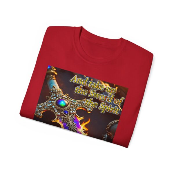 Our "Sword of the Spirit" Inspirational Bible Verse Design Unisex Cotton T-Shirt Philippians 4:8 Faith Apparel Spiritual Warfare gift - Image 60