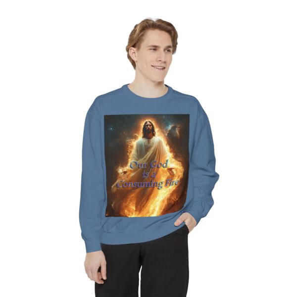 Sweatshirt Unisex Inspirational-Our Majestic "Our God is a Consuming Fire" Design - Faith Apparel, Unisex Top, Religious Gift, Comfort Wear, Church Event Style - Image 33