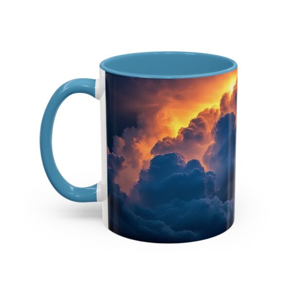 Our "Storm Light" design Accent Coffee Mug, Perfect for Wedding Gifts, Inspirational Decor, Beauty of God's Creation, Tea Cup, Ceramic - Image 35