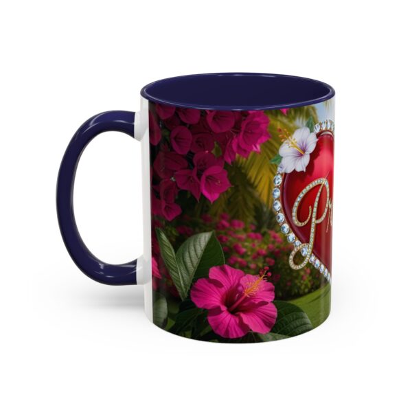 Our "Praise" 'Solid Red Heart' Inspirational Design Accent Coffee Mug, Perfect for Wedding Gifts, Love & Faith Decor, Philippians 4:8 - Image 7