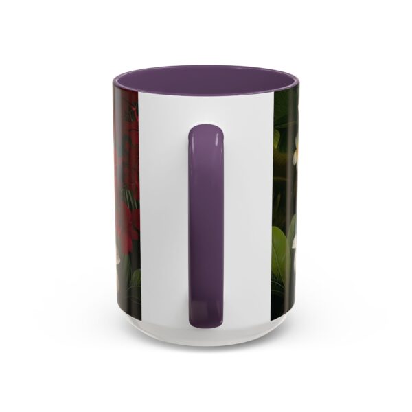 Our "Amen" Inspirational 'Solid Pink Heart' design Accent Coffee Mug, Perfect for Wedding Gifts, Love & Faith Decor, Philippians 4:8 - Image 60