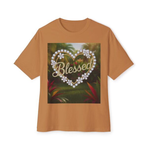 Our "Blessed" Biblical 'Garden' Unisex Tee Inspirational Christian Tshirt for Men and Women, Oversized Shirt, Boxy Top, Unisex Tee Shirt - Image 17