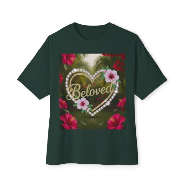 Our "BELOVED" Biblical 'Garden' Unisex Tee Inspirational Christian Tshirt for Men and Women, Oversized Shirt, Boxy Top Tee Shirt - Image 25