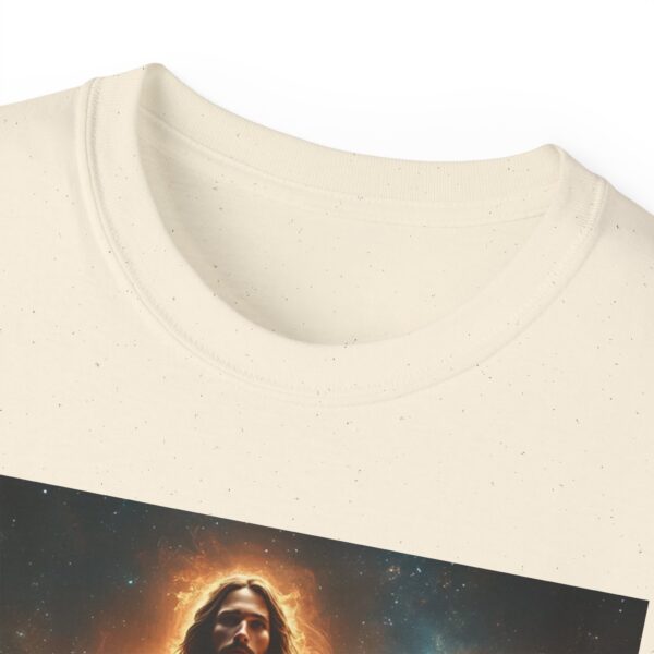 Our majestic "Our God is a Consuming Fire" Inspirational Christian Unisex Cotton T-Shirt, Faith Spiritual Apparel, Gift for Christians - Image 19