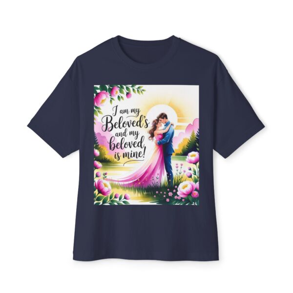 Our "I am my Beloved's" Biblical Unisex Tee Inspirational Christian Tshirt for Men and Women, Oversized Shirt, Boxy Top Tee Shirt - Image 33