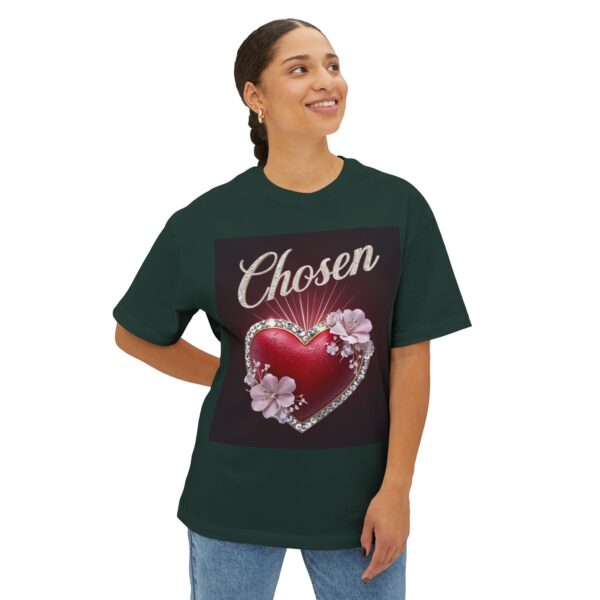 Our "CHOSEN" Inspirational Bible Verse Christian Unisex Tee, Religious Oversized Shirt, Boxy Top, Spiritual Tshirt, Gift for Christians - Image 27
