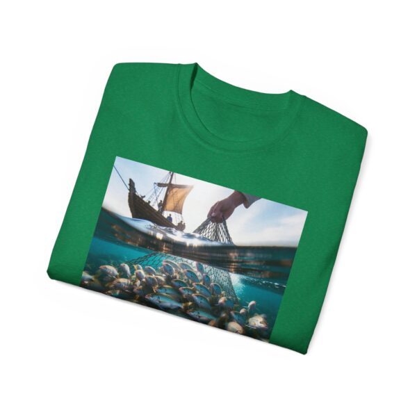 Our "Be ye fishers of MEN" Inspirational Christian Unisex Cotton T-Shirt, Faith Spiritual Apparel, Love Gift - Image 36