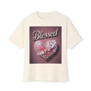 Our "BLESSED" Biblical Unisex Tee - Inspirational Christian Tshirt for Men and Women, Religious Oversized Shirt, Boxy Top, Unisex Tee Shirt,