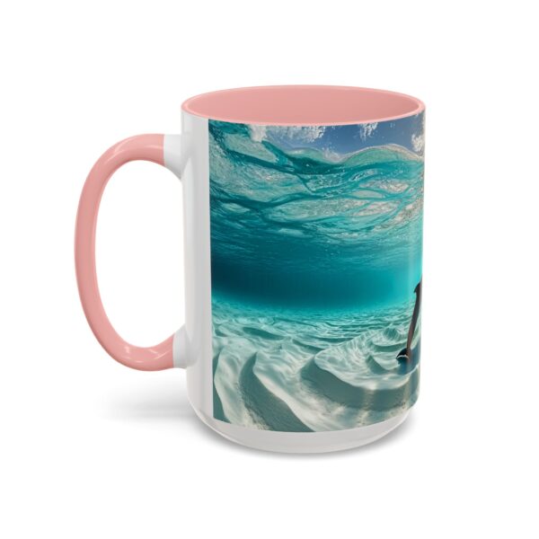 Our "Dolphins at Rest" design Accent Coffee Mug, Perfect for Wedding Gifts, Inspirational Decor, Beauty of God's Creation, Tea Cup, Ceramic - Image 27