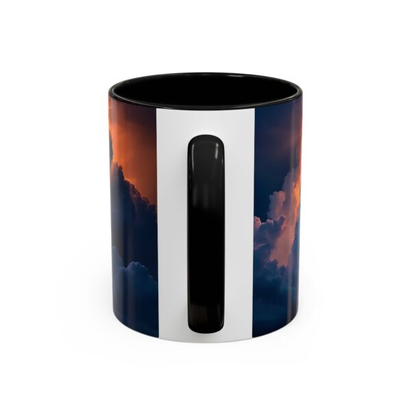 Our "Storm Light" design Accent Coffee Mug, Perfect for Wedding Gifts, Inspirational Decor, Beauty of God's Creation, Tea Cup, Ceramic - Image 4
