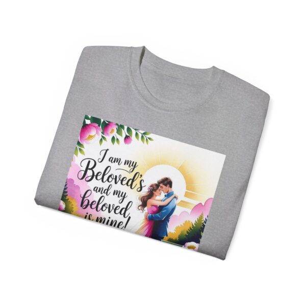 Our Inspirational "I am my Beloved's" Unisex Cotton T-Shirt, Faith Spiritual Apparel, Love Gift, Song of Solomon, Gospel Fashion - Image 12