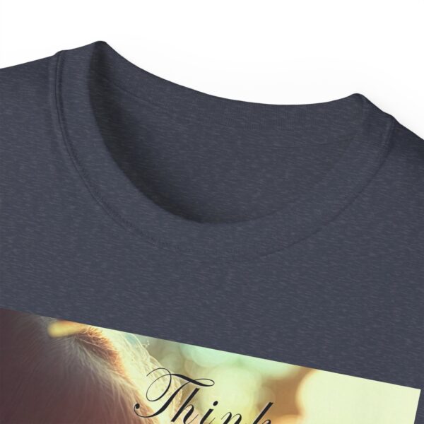 Inspirational 'Kitten Kisses' "Think on these things" Vintage Christian Faith Apparel Unisex Cotton T-Shirt, Pet Lover Cute Thoughtful Quote - Image 43