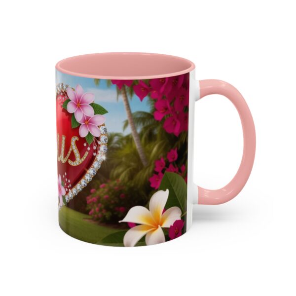 Our "Jesus" Garden solid red heart design Accent Coffee Mug, Perfect for Wedding Gifts, Love Confessions, Inspirational Floral Decor - Image 10