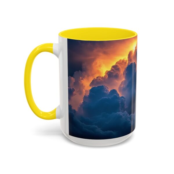 Our "Storm Light" design Accent Coffee Mug, Perfect for Wedding Gifts, Inspirational Decor, Beauty of God's Creation, Tea Cup, Ceramic - Image 63