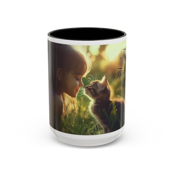 Our 'Kitten Kisses' "Think on these things" Inspirational Coffee Mug Perfect for Christian Gift Birthday Coffee & Cat Lover Philippians 4:8 - Image 17