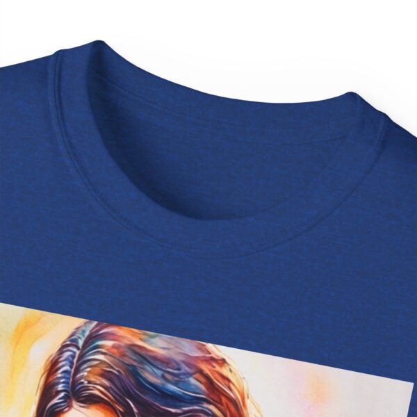 Our "God is Love" series with Jesus hugging a LITTLE BOY Inspirational Christian Unisex Cotton T-Shirt, Faith Spiritual Apparel, Love Gift - Image 39