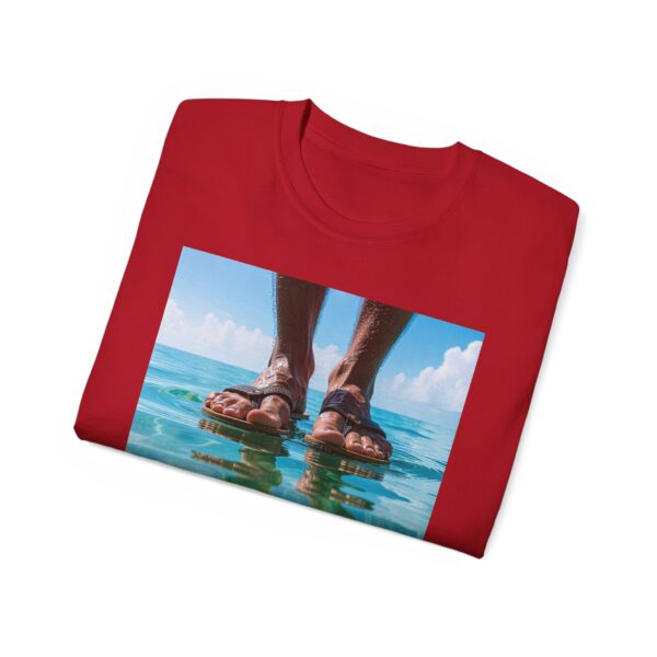 Our "TRUST" 'Walk on water' Inspirational Design Vintage Christian Faith Apparel Unisex Cotton T-Shirt Thoughtful Quote Trust in God - Image 60
