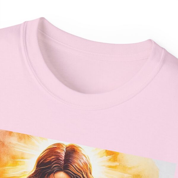 Our "God is Love" series with Jesus hugging a SMALL FAMILY Inspirational Christian Unisex Cotton T-Shirt, Faith Spiritual Apparel, Love Gift - Image 52
