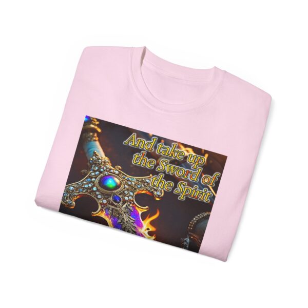 Our "Sword of the Spirit" Inspirational Bible Verse Design Unisex Cotton T-Shirt Philippians 4:8 Faith Apparel Spiritual Warfare gift - Image 52