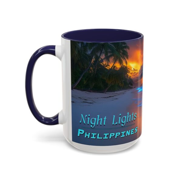 Our "Night Lights-Philippines" design Accent Coffee Mug, Perfect for Wedding Gifts, Inspirational Decor Beauty of God's Creation Tea Ceramic - Image 23