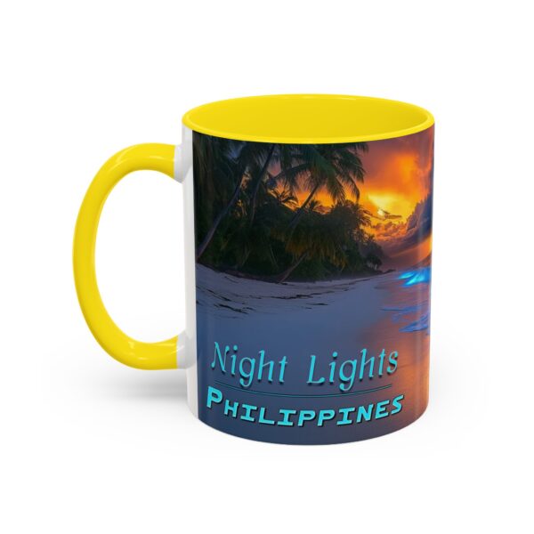 Our "Night Lights-Philippines" design Accent Coffee Mug, Perfect for Wedding Gifts, Inspirational Decor Beauty of God's Creation Tea Ceramic - Image 51