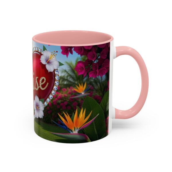 Our "Praise" 'Solid Red Heart' Inspirational Design Accent Coffee Mug, Perfect for Wedding Gifts, Love & Faith Decor, Philippians 4:8 - Image 10