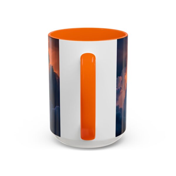Our "Storm Light" design Accent Coffee Mug, Perfect for Wedding Gifts, Inspirational Decor, Beauty of God's Creation, Tea Cup, Ceramic - Image 56