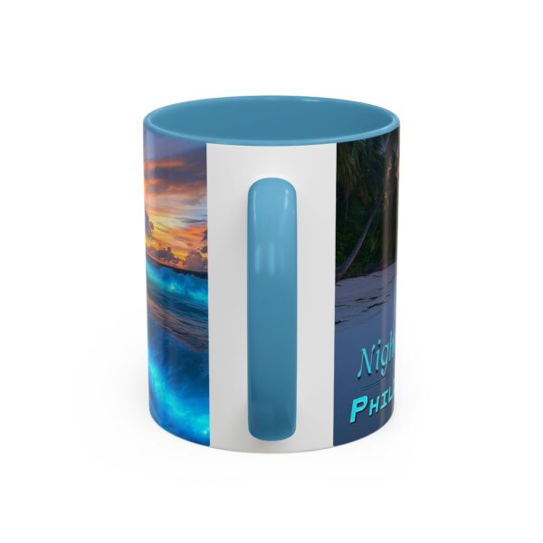 Our "Night Lights-Philippines" design Accent Coffee Mug, Perfect for Wedding Gifts, Inspirational Decor Beauty of God's Creation Tea Ceramic - Image 36