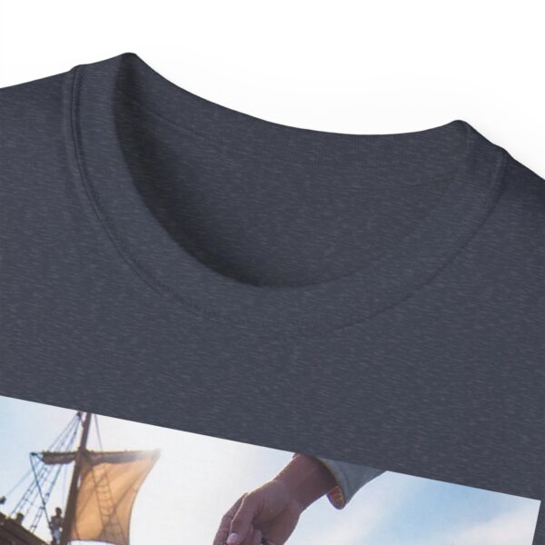 Our "Be ye fishers of MEN" Inspirational Christian Unisex Cotton T-Shirt, Faith Spiritual Apparel, Love Gift - Image 3