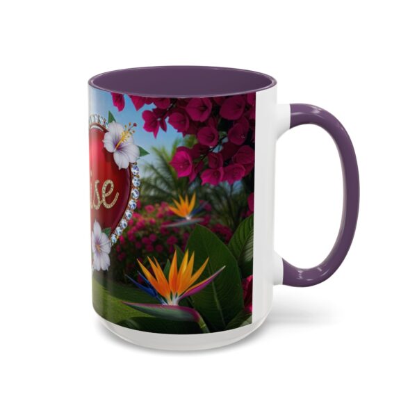Our "Praise" 'Solid Red Heart' Inspirational Design Accent Coffee Mug, Perfect for Wedding Gifts, Love & Faith Decor, Philippians 4:8 - Image 58
