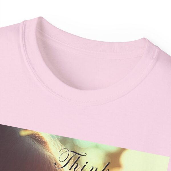 Inspirational 'Kitten Kisses' "Think on these things" Vintage Christian Faith Apparel Unisex Cotton T-Shirt, Pet Lover Cute Thoughtful Quote - Image 51