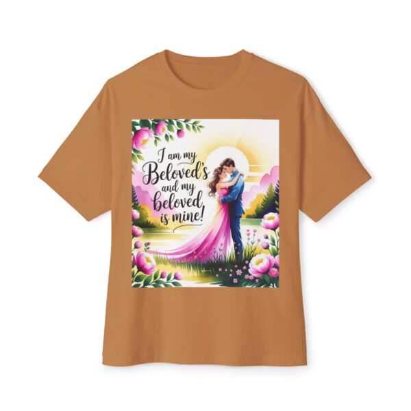 Our "I am my Beloved's" Biblical Unisex Tee Inspirational Christian Tshirt for Men and Women, Oversized Shirt, Boxy Top Tee Shirt - Image 17