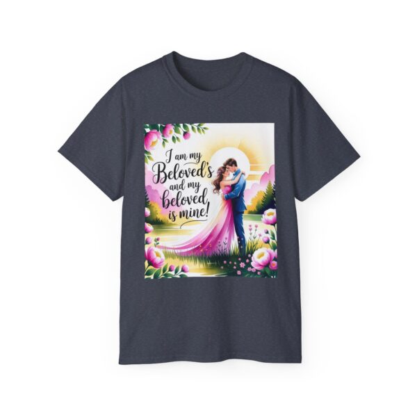 Our Inspirational "I am my Beloved's" Unisex Cotton T-Shirt, Faith Spiritual Apparel, Love Gift, Song of Solomon, Gospel Fashion - Image 41