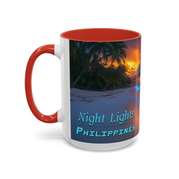 Our "Night Lights-Philippines" design Accent Coffee Mug, Perfect for Wedding Gifts, Inspirational Decor Beauty of God's Creation Tea Ceramic - Image 31