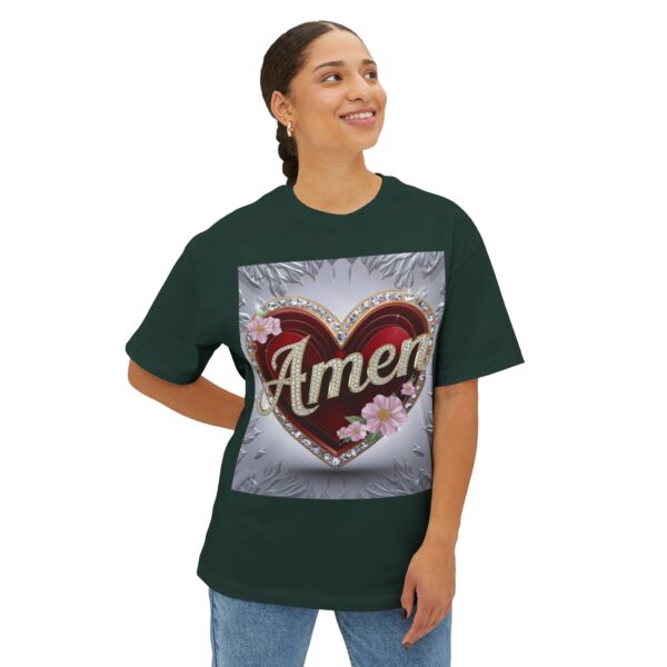 Our "AMEN" Biblical Unisex Tee Inspirational Christian Tshirt for Men and Women, Oversized Shirt, Boxy Top, Unisex Tee Shirt - Image 27