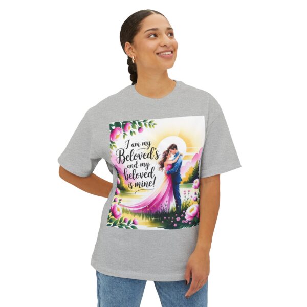 Our "I am my Beloved's" Biblical Unisex Tee Inspirational Christian Tshirt for Men and Women, Oversized Shirt, Boxy Top Tee Shirt - Image 31
